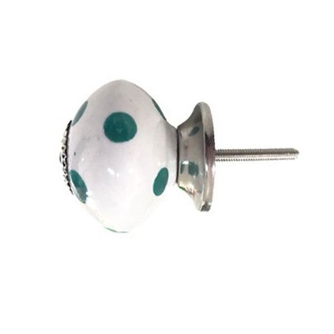 Puxador 40577 Sobrepor Ceramica Verde Venus Victrix