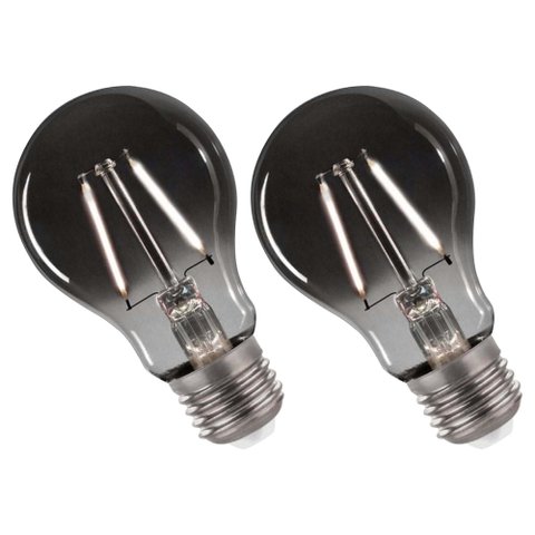 Lâmpada Led Fumê 30w Iluminação Decorativa Vintage Branco Quente Retrô Multifilamento Luz Casa Decor