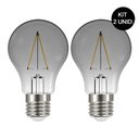 Ver imagem 5 de Lâmpada Led Fumê 30w Iluminação Decorativa Vintage Branco Quente Retrô Multifilamento Luz Casa Decor
