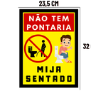 Ver imagem 5 de Quadro Decora para Banheiro "Não Tem Pontaria,Mija Sentado"