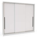 Ver imagem 3 de Guarda Roupa Casal 220cm com 3 Portas de Correr e 4 Gavetas 240837 Valência Politorno Móveis