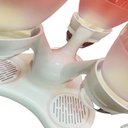 Ver imagem 4 de Dispenser de Cereais Triplo Giratório – Porta Mantimentos e Alimentos, Grãos, com 3 Potes, Ideal Par