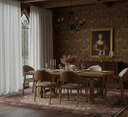 Ver imagem 1 de Kit 8 Cadeiras Sala de Jantar Allegra Cinza Encosto Curvo