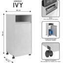 Ver imagem 2 de Armario para Esconder Botijão de Gás Ivy:preto