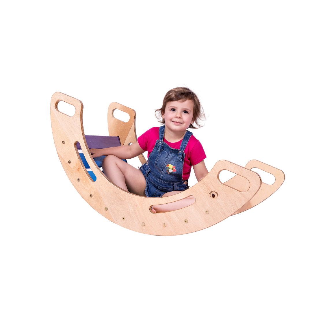 Gangorra Infantil Colorida - A Casa da Criança | MadeiraMadeira