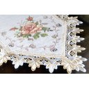 Ver imagem 2 de Caminho de Mesa com Flores Marrom - 1,80 M Arte & Tear