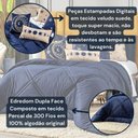 Ver imagem 5 de Edredom Constelações Azul Marinho com Almofadas Casal 07 Peças 300 Fios 100% Algodão Original