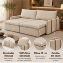 Ver imagem 6 de Sofá 4 Lugares sem Caixa Ideal para Salas Amplas e Sofisticadas