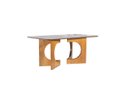 Ver imagem 1 de Mesa de Jantar com Vidro Laminada - Hamburgo-1,80x0,90m - Art Salas