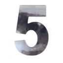 Ver imagem 1 de Número 5 em Acm Espelhado 60mm - 360-5 - Numeral