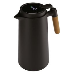 Garrafa Térmica de Plástico com Termômetro Tap Preta 1l - 1