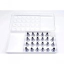 Ver imagem 5 de Kit Confeiteiro 23 Bicos Inox 1 Saco Decoração Bolo Cupcake