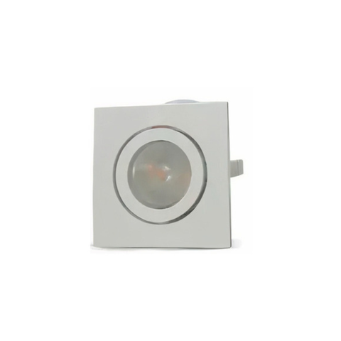 Kit 6 Mini Spot Embutido P/moveis 1w Nichos C/2 Unidades - Branco