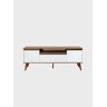 Rack 150cm Mdf Freijo com Branco Dallas - On Móveis - 2