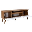 Ver imagem 6 de Rack 150cm MDF Freijo com Branco Dallas - On Móveis