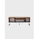 Ver imagem 6 de Rack 150cm MDF Freijo com Branco Dallas - On Móveis