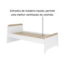Ver imagem 4 de Cama de Solteiro 80cm x 193,5cm Lorenza Branco