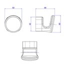 Ver imagem 2 de Cabide Deca You Inox 2060.inx104