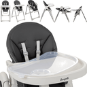 Ver imagem 3 de Cadeirinha de Alimentação Burigotto Prima Pappa Zero 3 Grafite