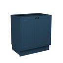 Ver mais imagens de Cristaleira 80cm 100% MDF com Tampo Sevilha Azul/Órion/Cinza Argila