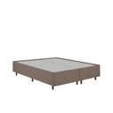 Ver imagem 3 de Cama Box Queen Estofada em Madeira Maciça Base Reforçada Santorini Espresso Móveis Marrom