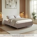Ver imagem 2 de Cama Box Queen Estofada em Madeira Maciça Base Reforçada Santorini Espresso Móveis Marrom