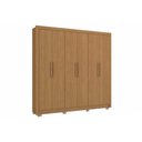 Ver imagem 1 de Guarda Roupa Casal 6 Portas e 2 Gavetas C/ Pés Cb02m569 Canela - Kappesberg