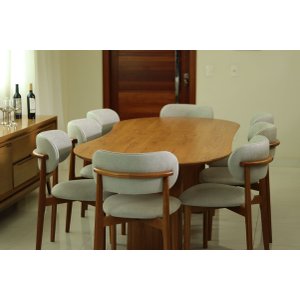 Sala de Jantar 8 Cadeiras Lais - Requinte Salas