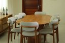 Ver imagem 1 de Sala de Jantar 8 Cadeiras Lais - Requinte Salas