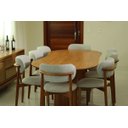 Ver imagem 1 de Sala de Jantar 8 Cadeiras Lais - Requinte Salas