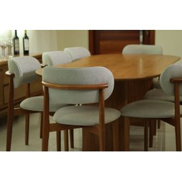 Sala de Jantar 8 Cadeiras Lais - Requinte Salas - 3