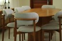 Ver imagem 3 de Sala de Jantar 8 Cadeiras Lais - Requinte Salas