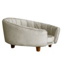Ver imagem 2 de Poltrona Cama Pet Lady Estofada Tecido Veludo:bege