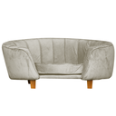 Ver imagem 1 de Poltrona Cama Pet Lady Estofada Tecido Veludo:bege