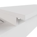 Ver imagem 5 de Mesa para Escritório com Armário Lateral 3 Gavetas MDF-MDP 170cm Branco F5 Office