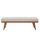 Ver imagem 1 de Puff Recamier Valentin Linho Bege