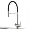 Torneira de Cozinha Gourmet Suporte de Filtro Misturador Monocomando Água Quente e Fria - 1