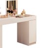 Escrivaninha Penteadeira Camarim Mesa de Maquiagem com Espelho Love Branco Fosco - Mabe Magazine - 2
