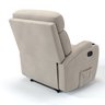 Poltrona do Papai Reclinável em Tecido Linho Cor Bege Reclinação Manual - Modelo Florença - 3