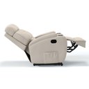 Ver imagem 5 de Poltrona do Papai Reclinável em Tecido Linho Cor Bege Reclinação Manual - Modelo Florença