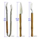 Ver imagem 3 de Grelha Argentina Profissional Inox com Acessorios Churrasco