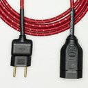 Ver imagem 2 de Extensão Elétrica 2 Metros Pp 2x0,75mm Revestido Vermelho Cabos Immediate