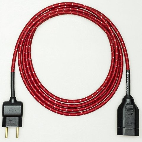 Extensão Elétrica 2 Metros Pp 2x0,75mm Revestido Vermelho Cabos Immediate