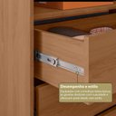 Ver imagem 7 de Guarda- Roupa Modulado Roupeiro de Canto L 6 Portas 6 Gavetas Versatille Yescasa