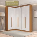 Ver imagem 5 de Guarda- Roupa Modulado Roupeiro de Canto L 6 Portas 6 Gavetas Versatille Yescasa