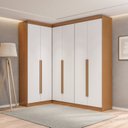 Ver imagem 1 de Guarda- Roupa Modulado Roupeiro de Canto L 6 Portas 6 Gavetas Versatille Yescasa