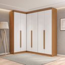 Ver imagem 1 de Guarda- Roupa Modulado Roupeiro de Canto L 6 Portas 6 Gavetas Versatille Yescasa
