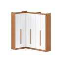 Ver imagem 2 de Guarda- Roupa Modulado Roupeiro de Canto L 6 Portas 6 Gavetas Versatille Yescasa