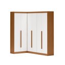 Ver imagem 2 de Guarda- Roupa Modulado Roupeiro de Canto L 6 Portas 6 Gavetas Versatille Yescasa
