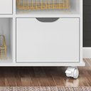 Ver imagem 3 de Nicho para Quarto Infantil Nápoles 3 Gavetas MDP 108cm Branco